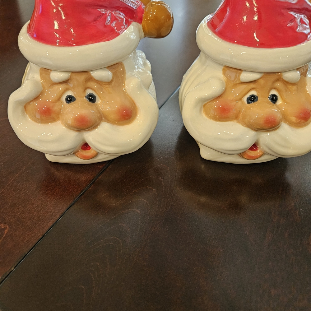 Festive Santa Claus Ceramic Shakers